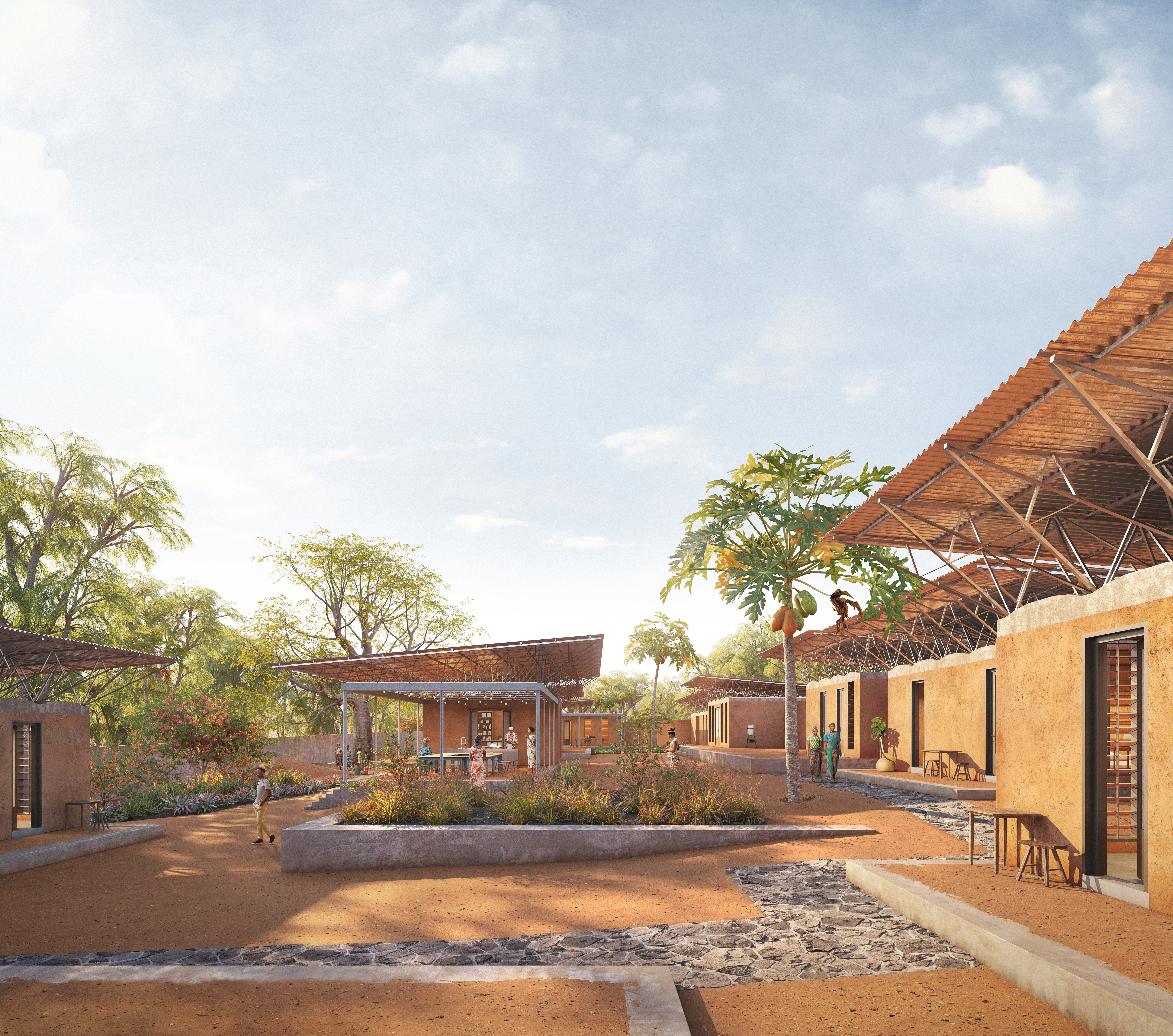 Entwurf Ausbildungszentrum Benin