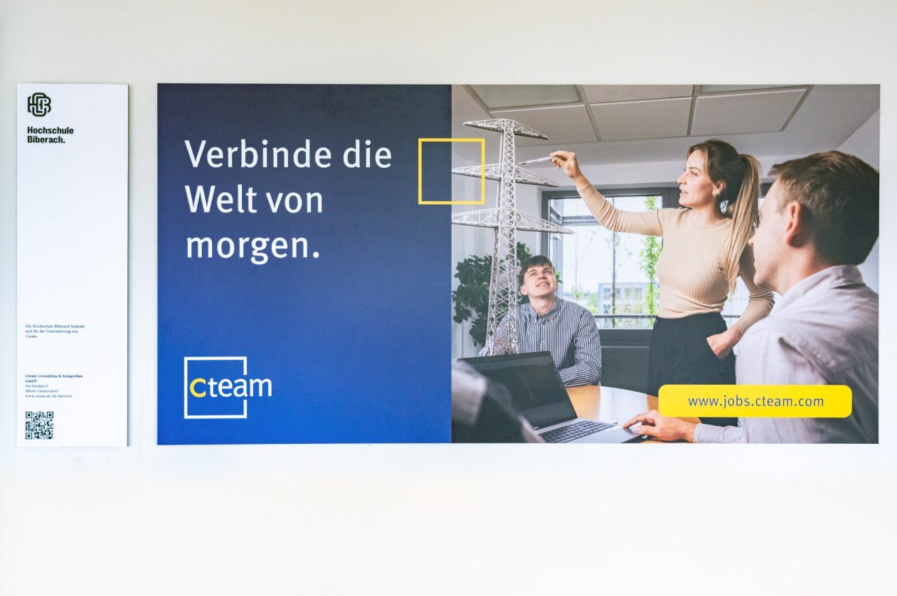 Hörsaaltafel im Hörsaal