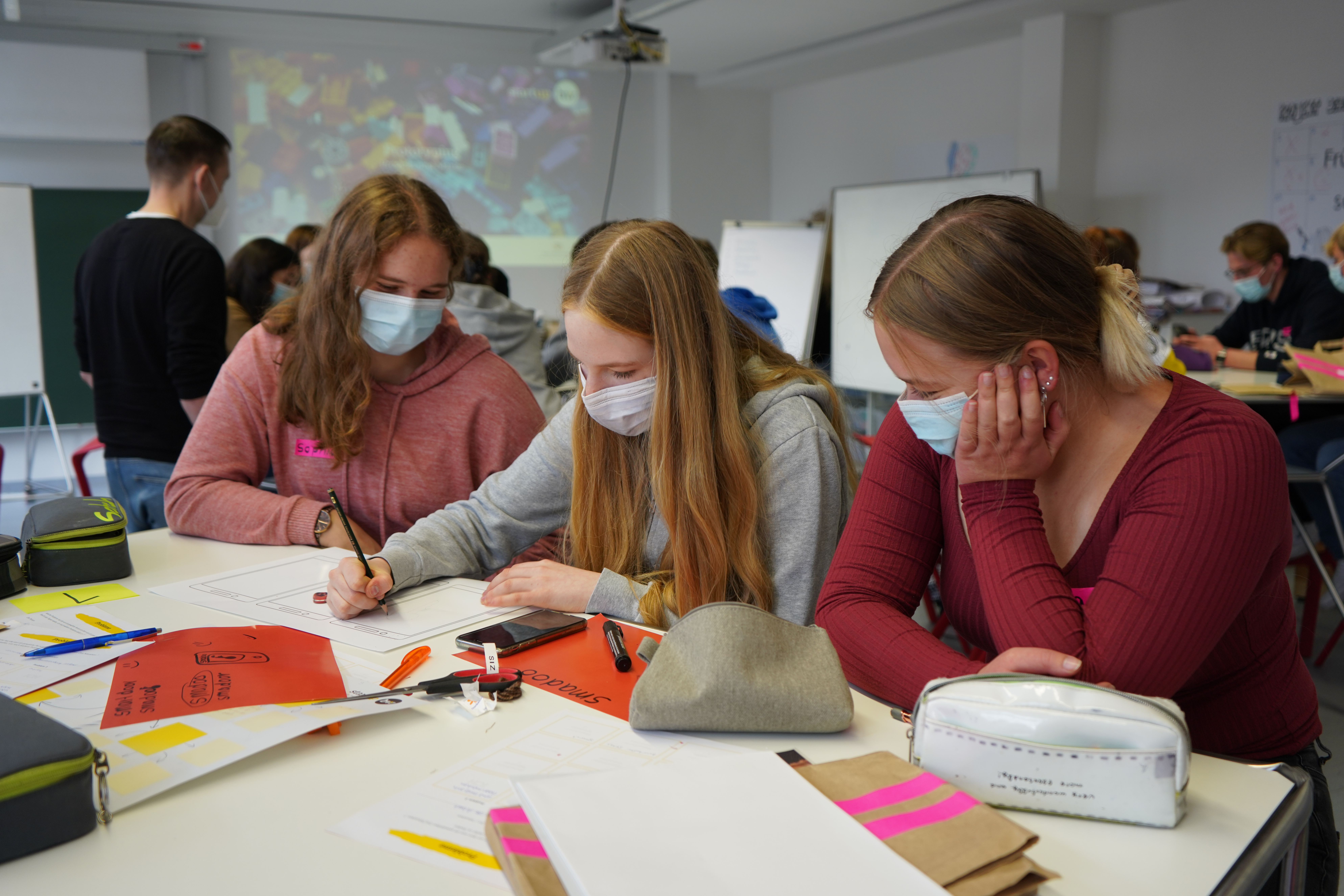 Entwurf des Prototypen beim Young Talents Workshop