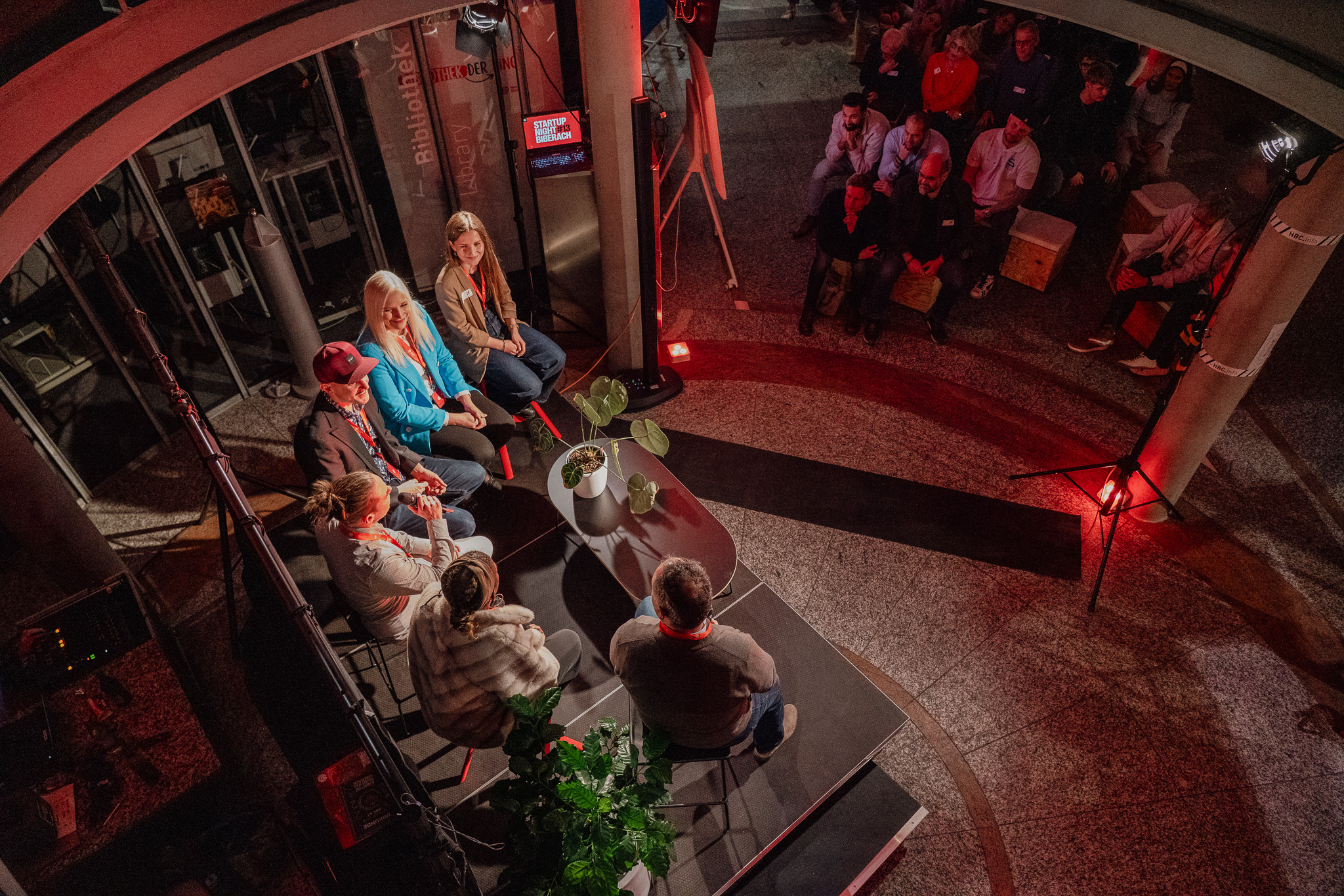 Impression vom Paneltalk Startup Night #13