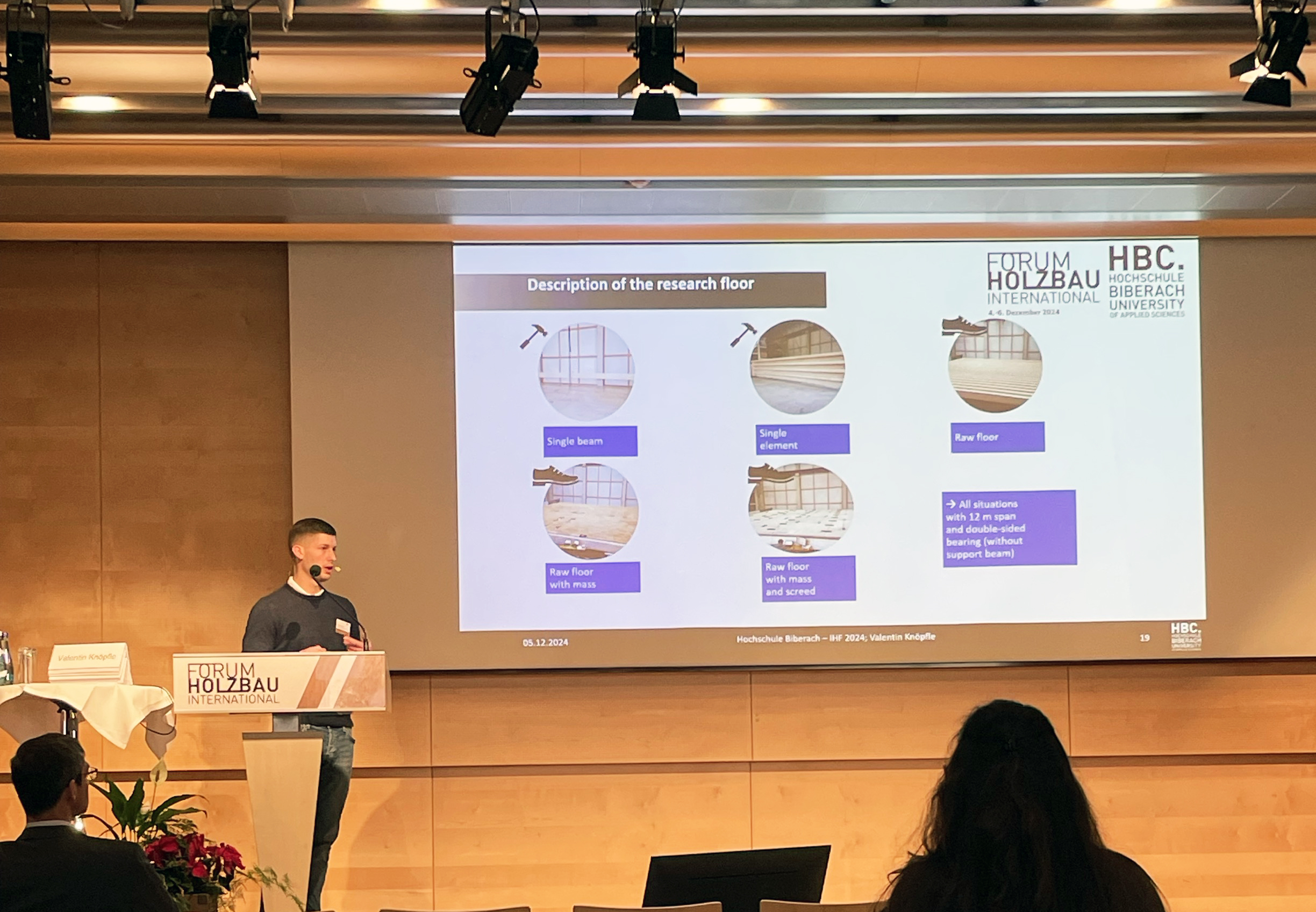 Valentin Knöpfle, Internationales Holzbau-Forum