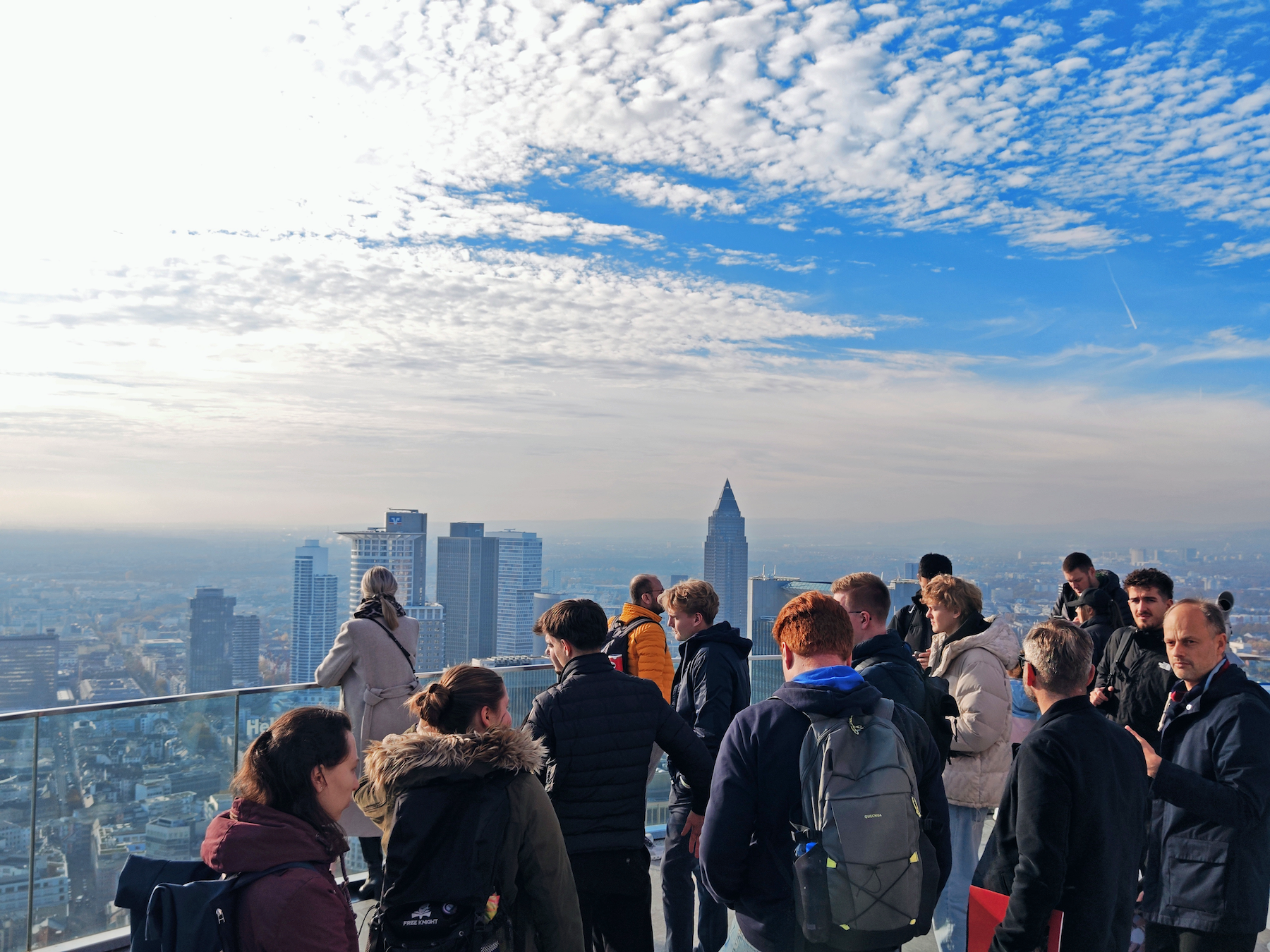 Über den Dächern von Frankfurt