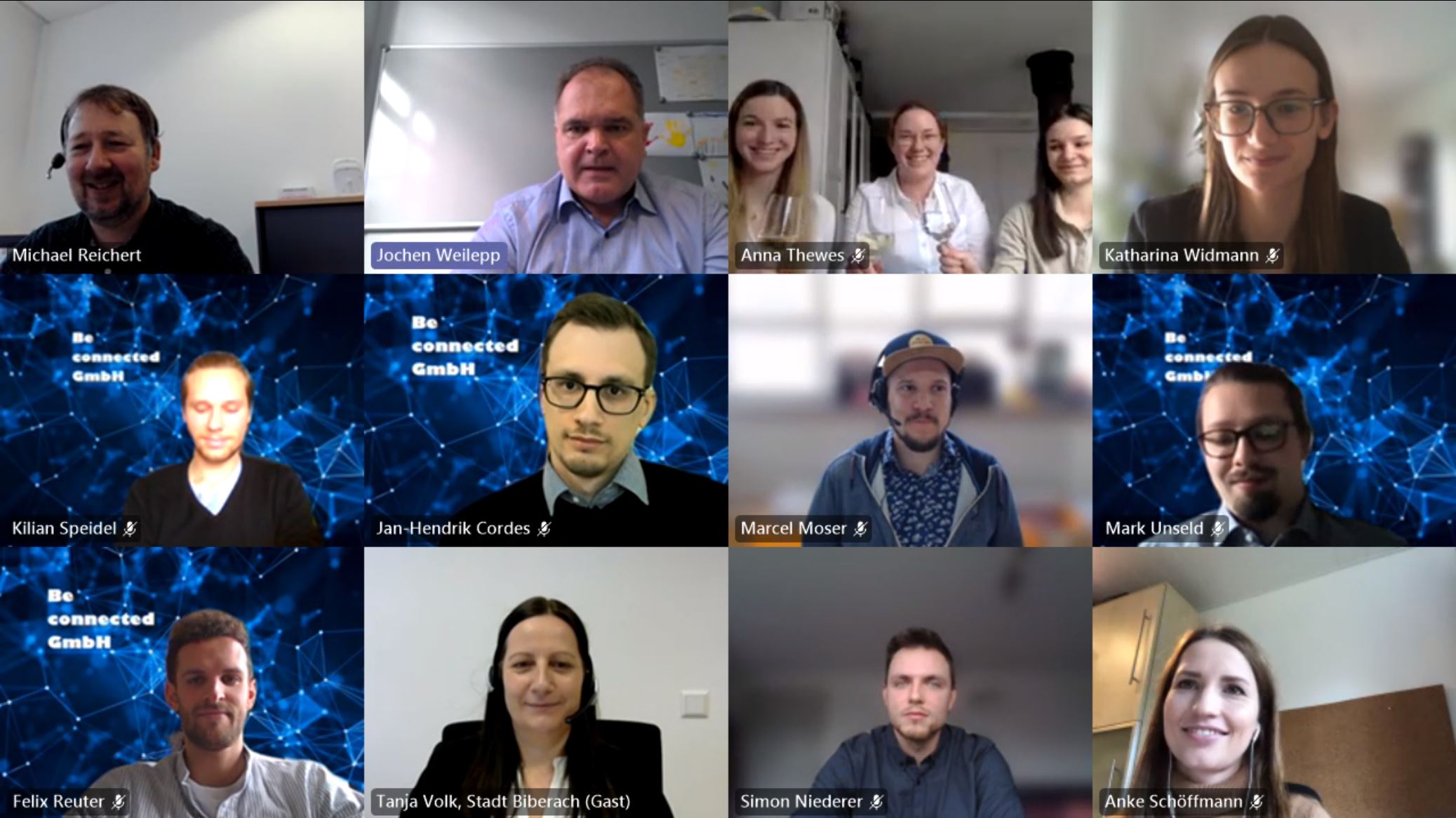 Screenshot von einer Teamssitzung