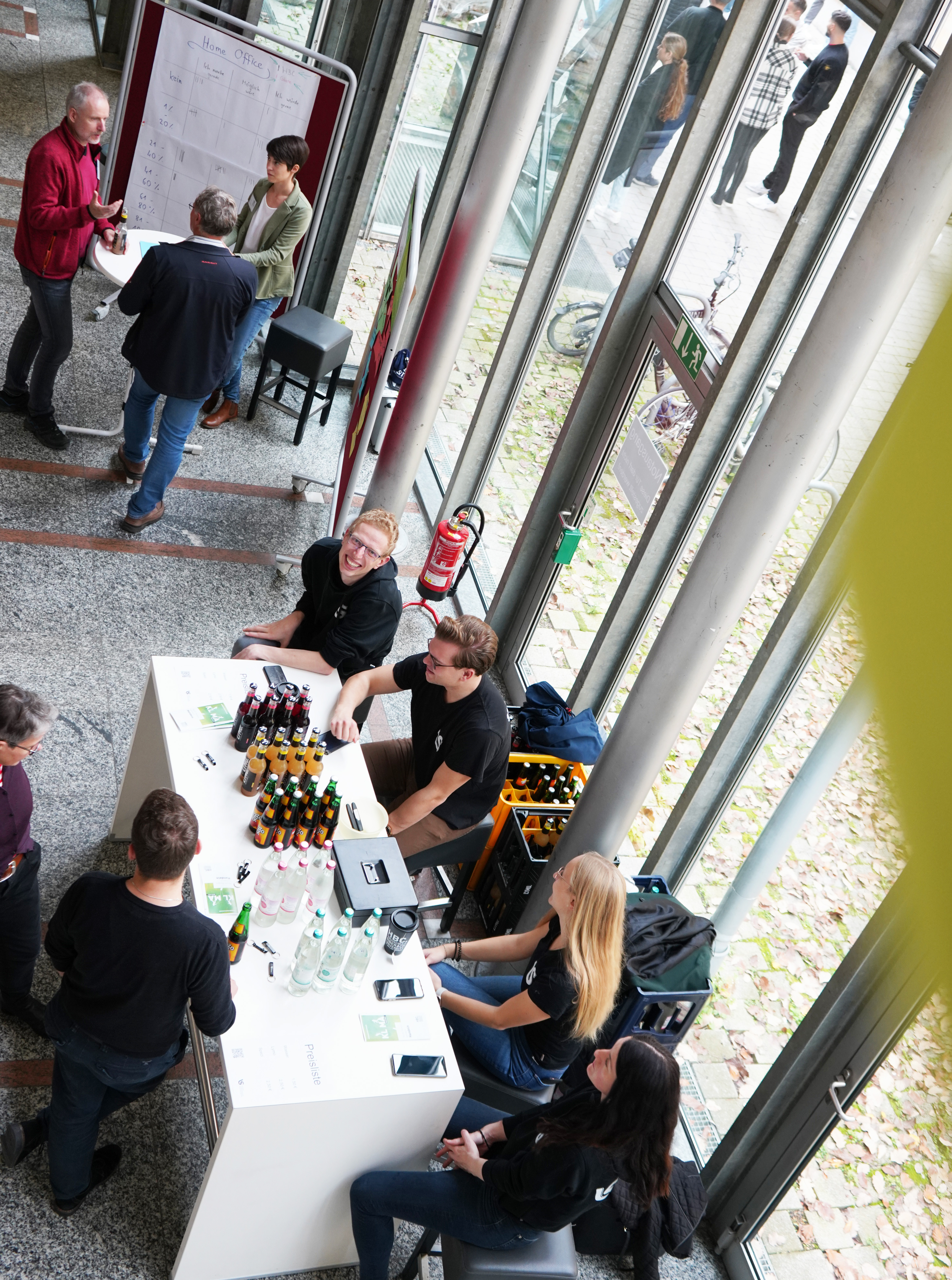 Innovationsmeile mit Ständen