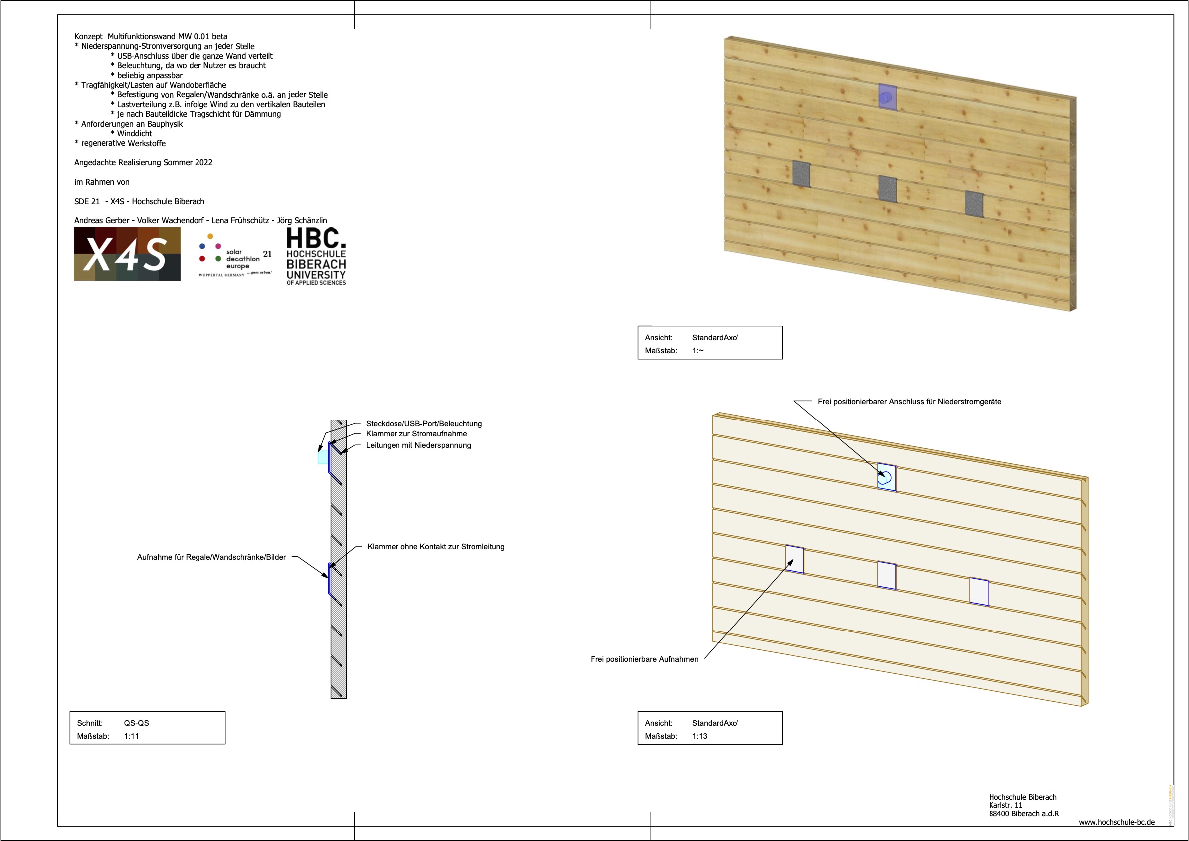 Funktionale Wand SDE21