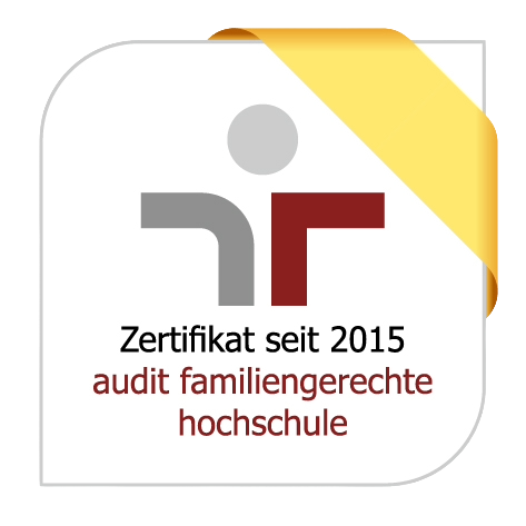 Zertifikat seit 2015 audit familiengerechte hochschule