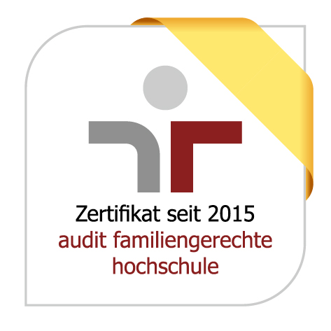 Zertifikat seit 2015 audit familiengerechte hochschule