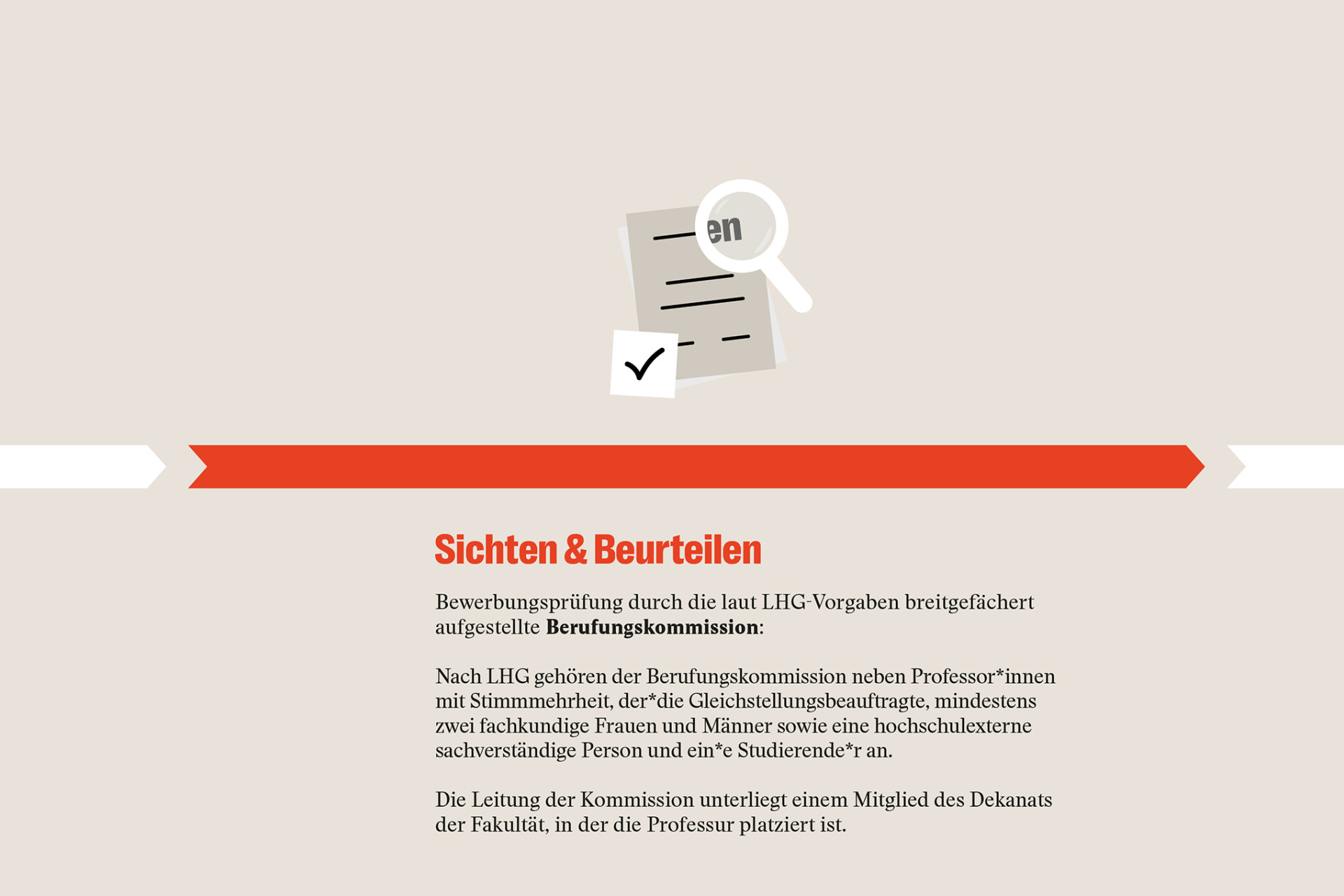 Sichten & Beurteilen