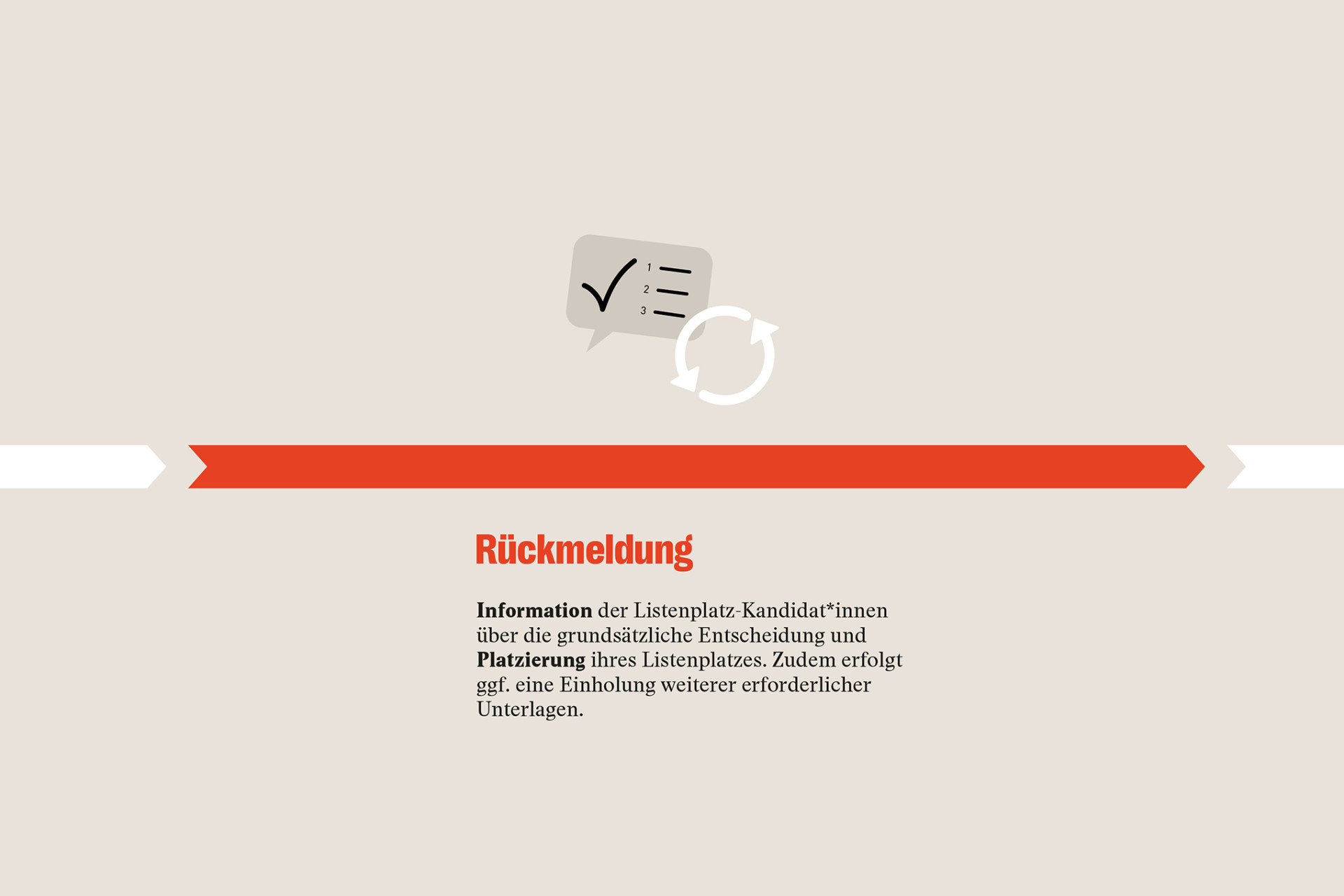 Rückmeldung