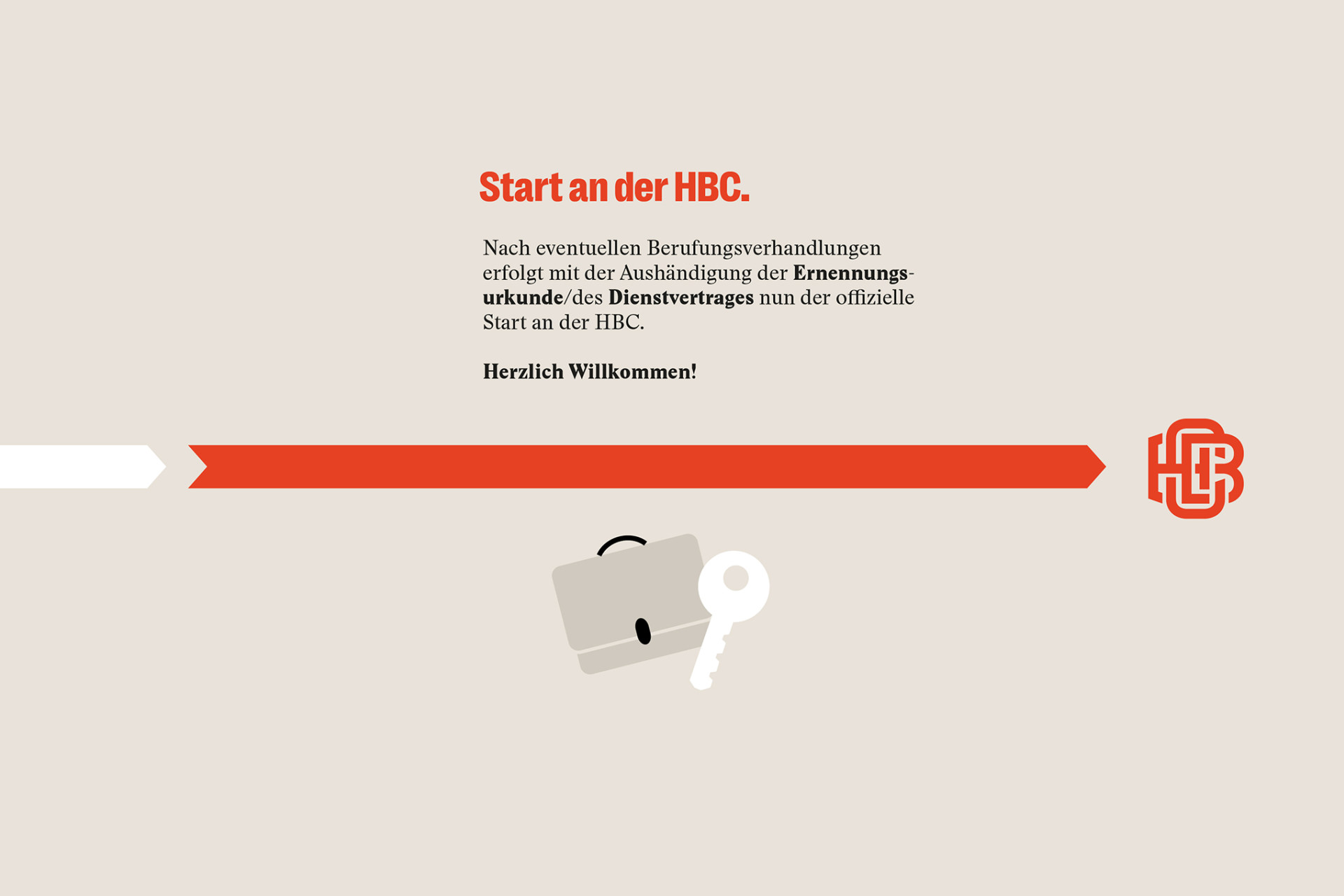 Start an der HBC
