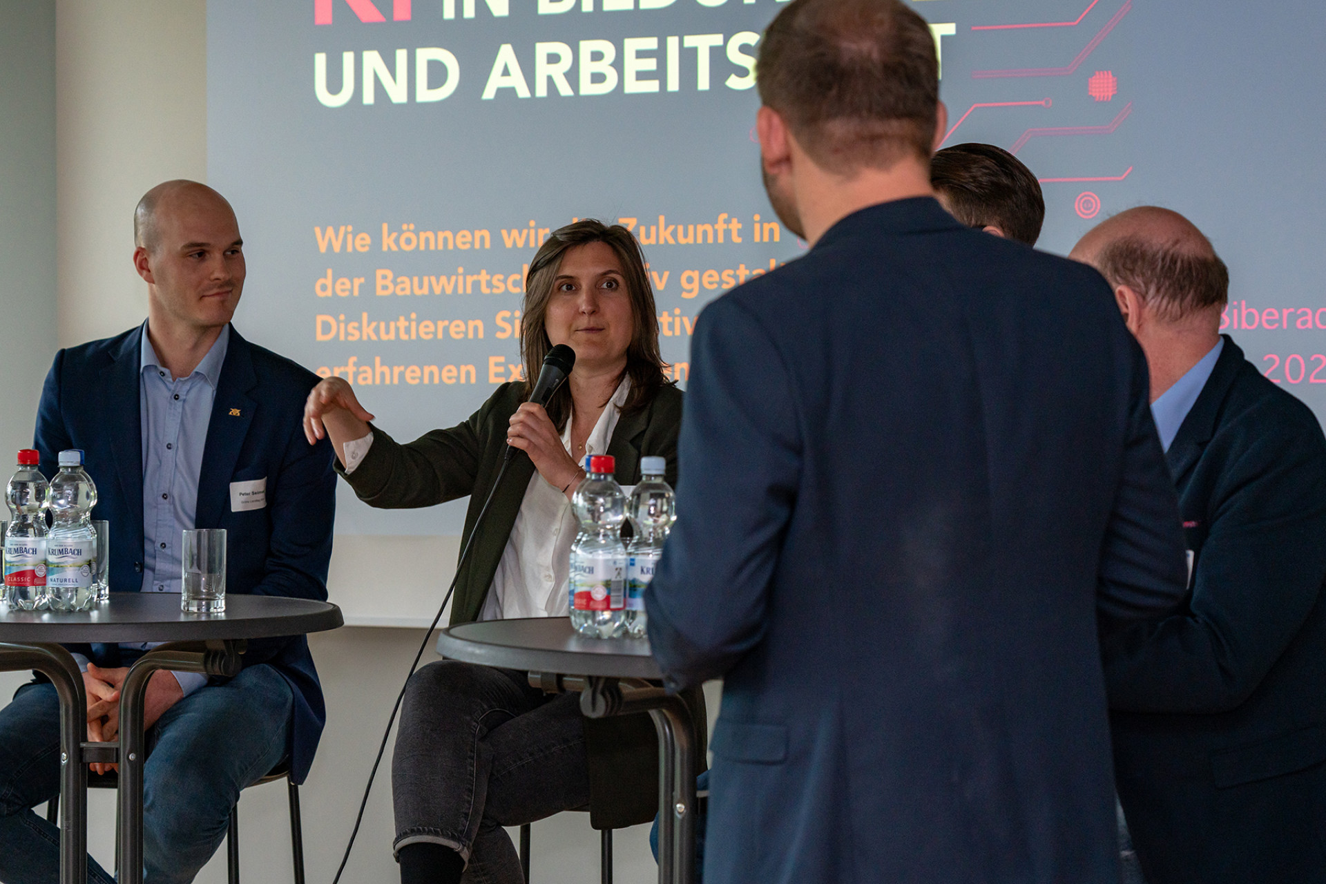 Laura Kienzle bei AI Connect der Hochschule Biberach