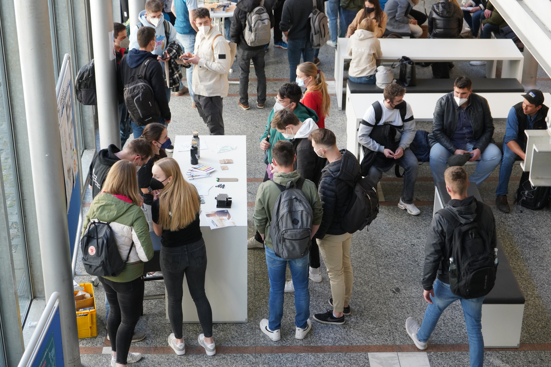 Andrang beim Markt der Möglichkeiten