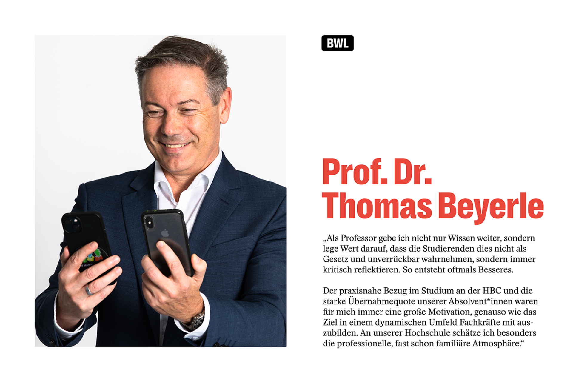 Prof. Dr. Thomas Beyerle im Statement