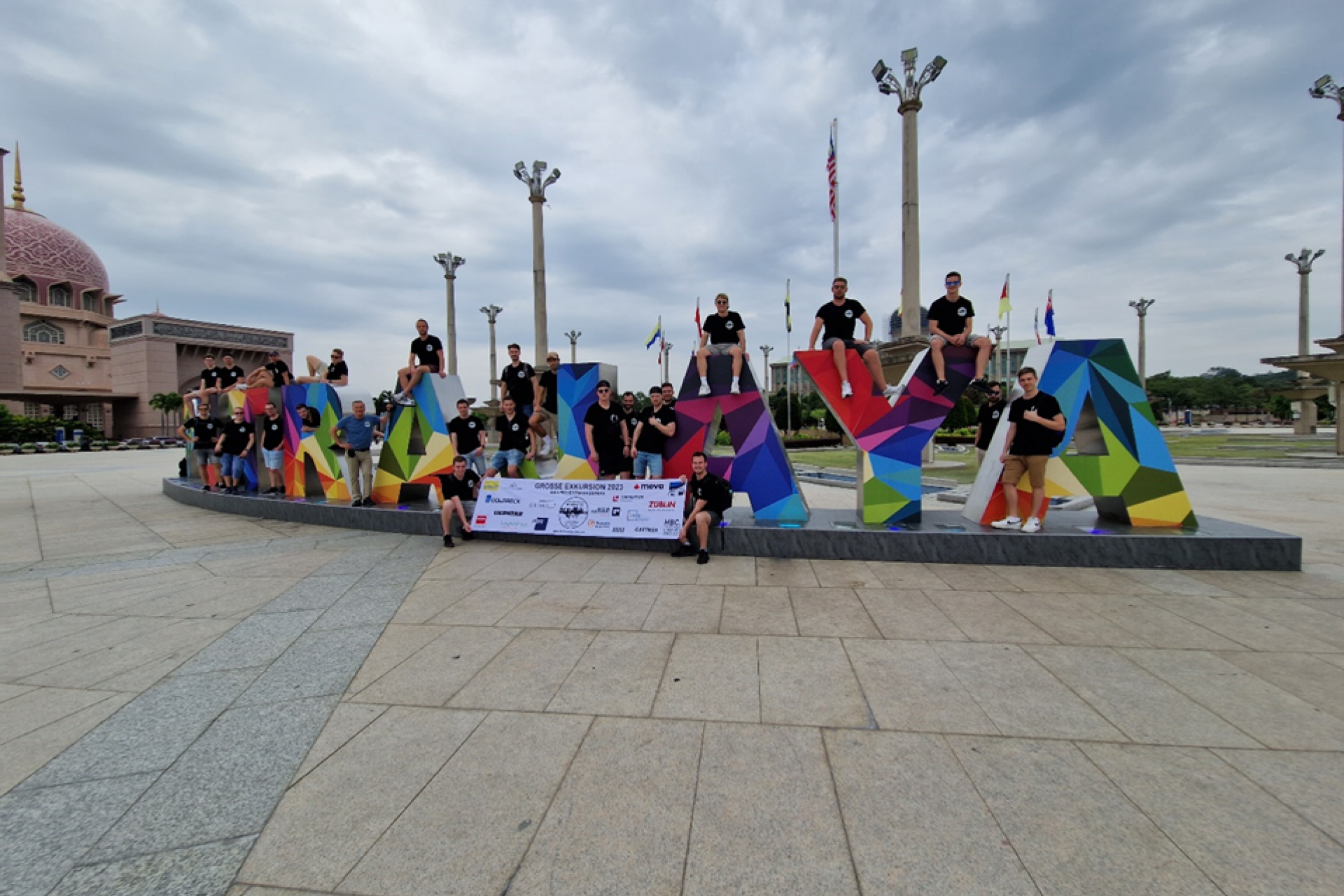 Gruppe Studierende in Malaysia