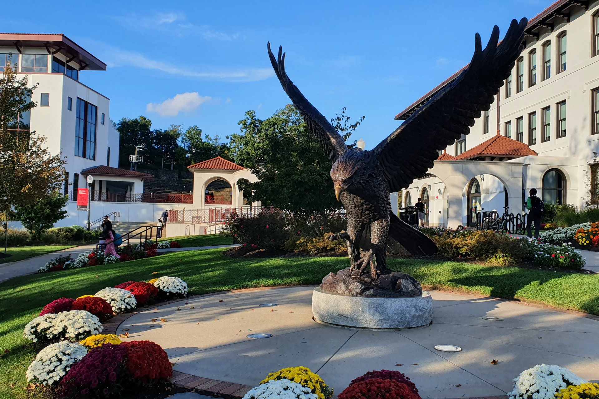 Maskottchen-Adler der University