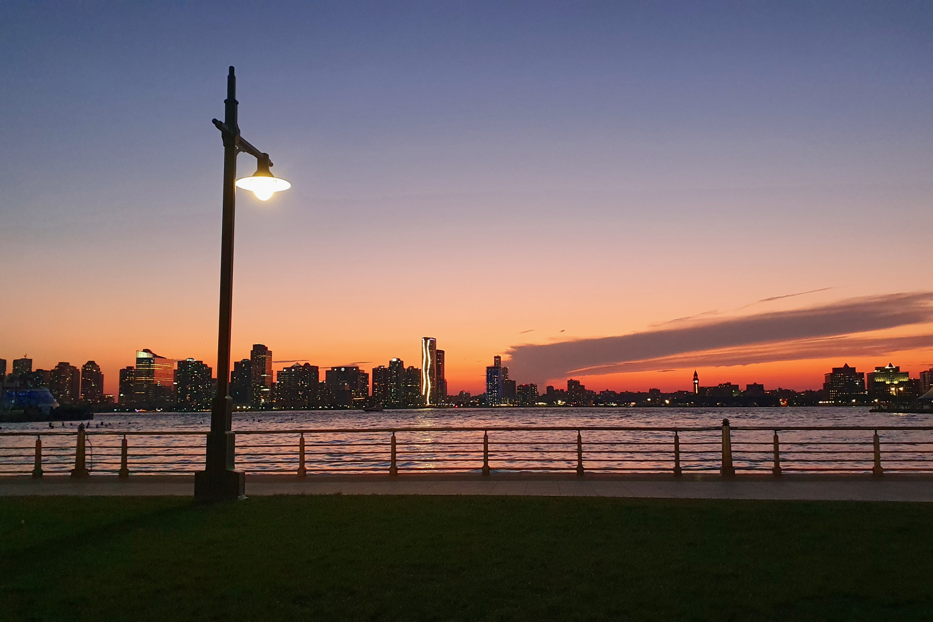 New York im Abendrot