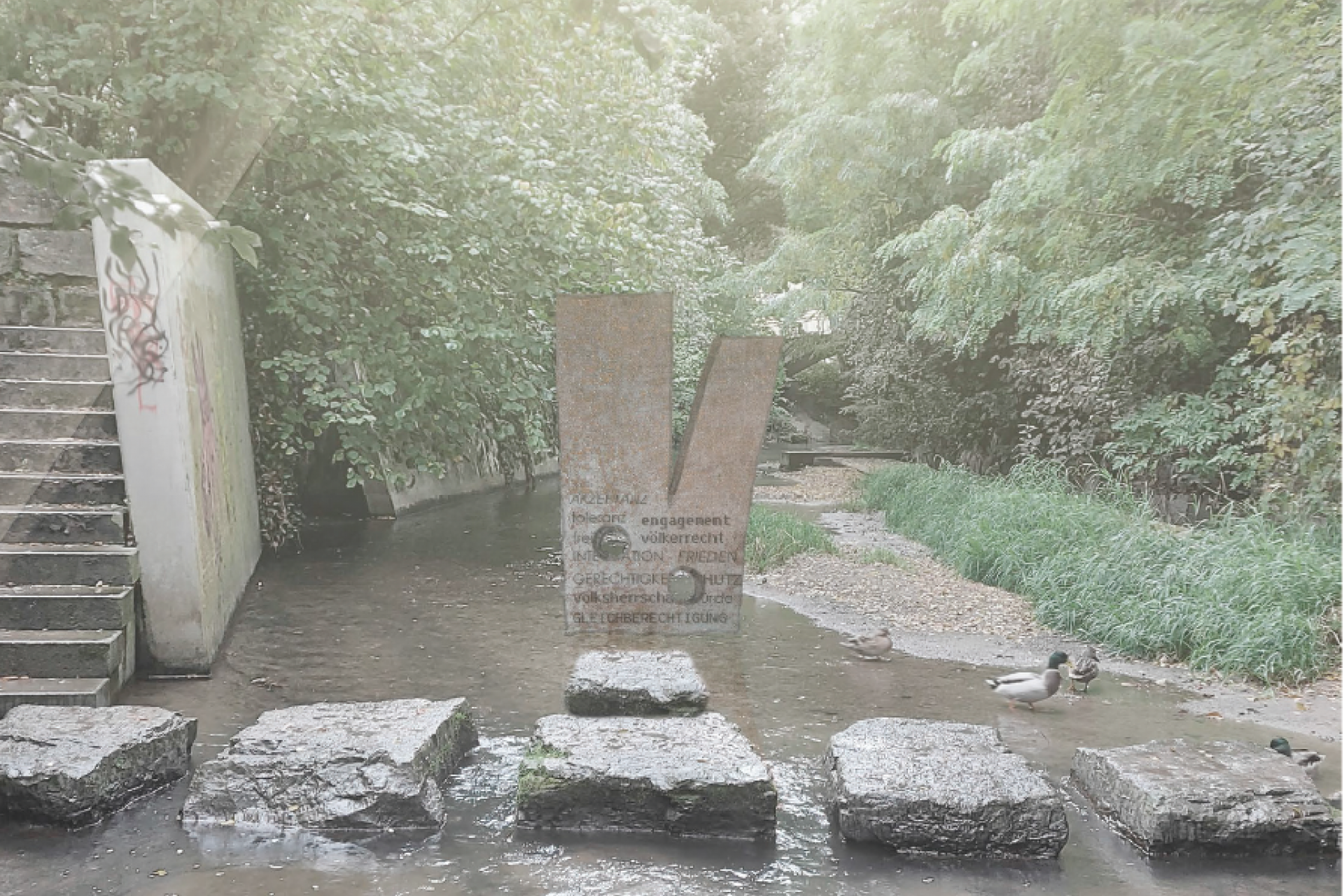 Entwurf Gedenkarchitektur Matthias Erzberger