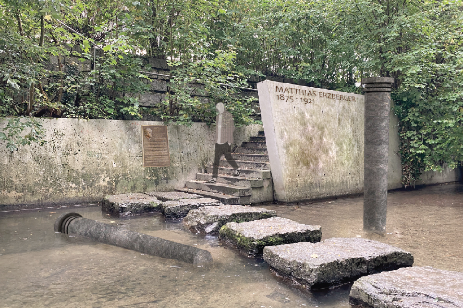 Entwurf Gedenkarchitektur Matthias Erzberger