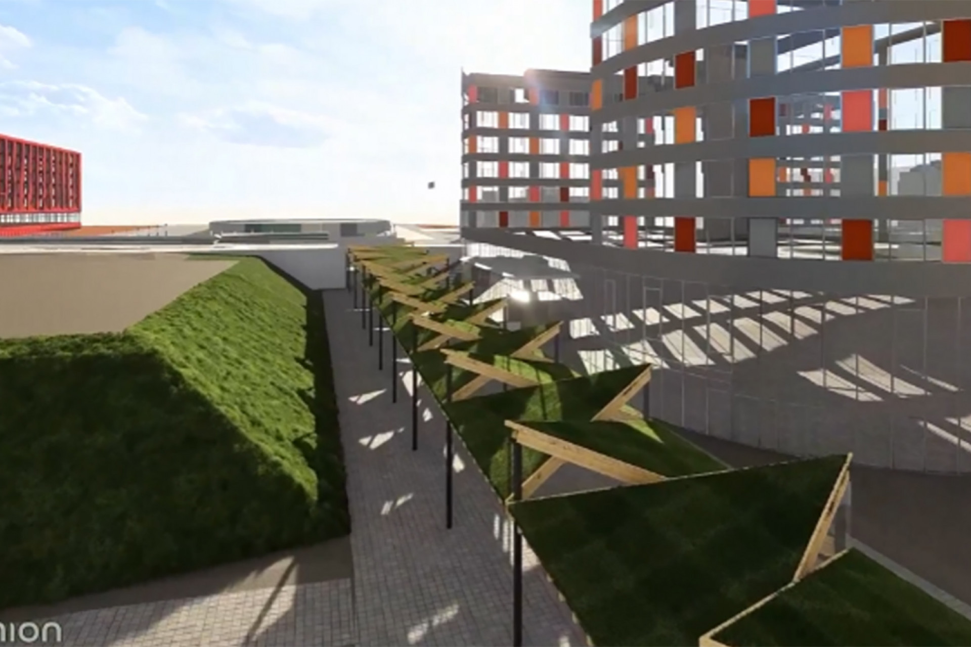 Dachkonstruktion Entwurf 2