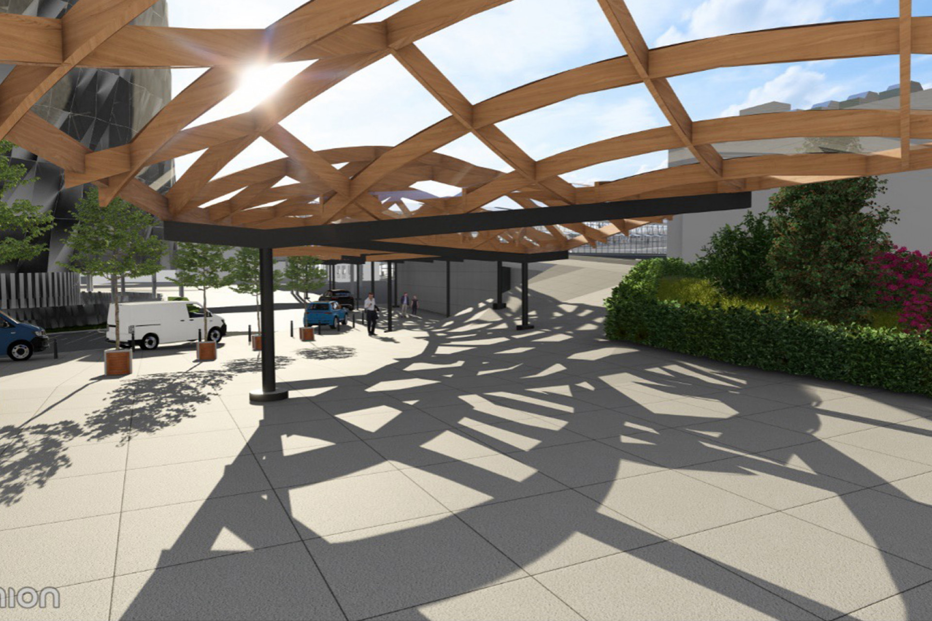 Dachkonstruktion Entwurf 3