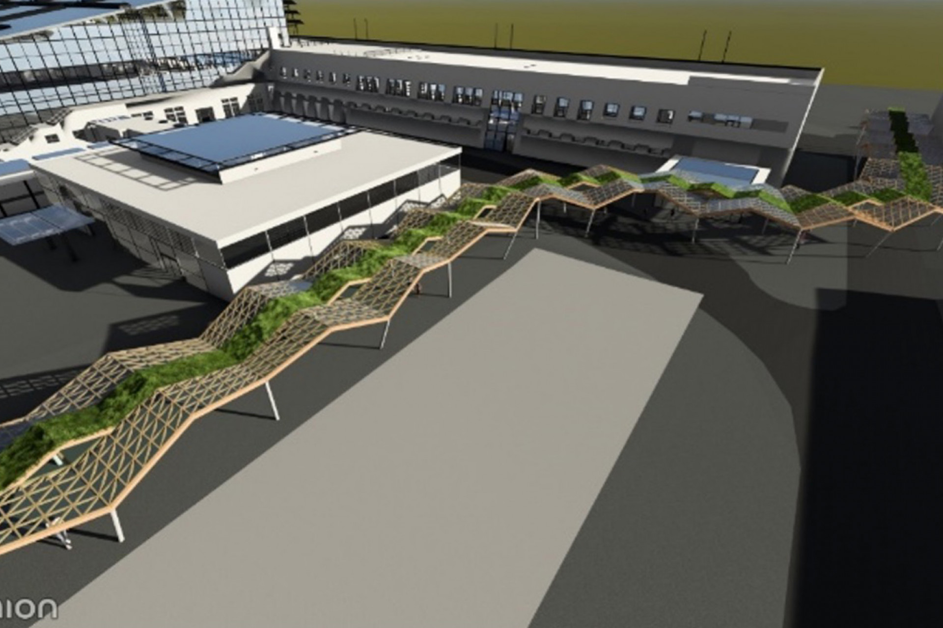 Dachkonstruktion Entwurf 04