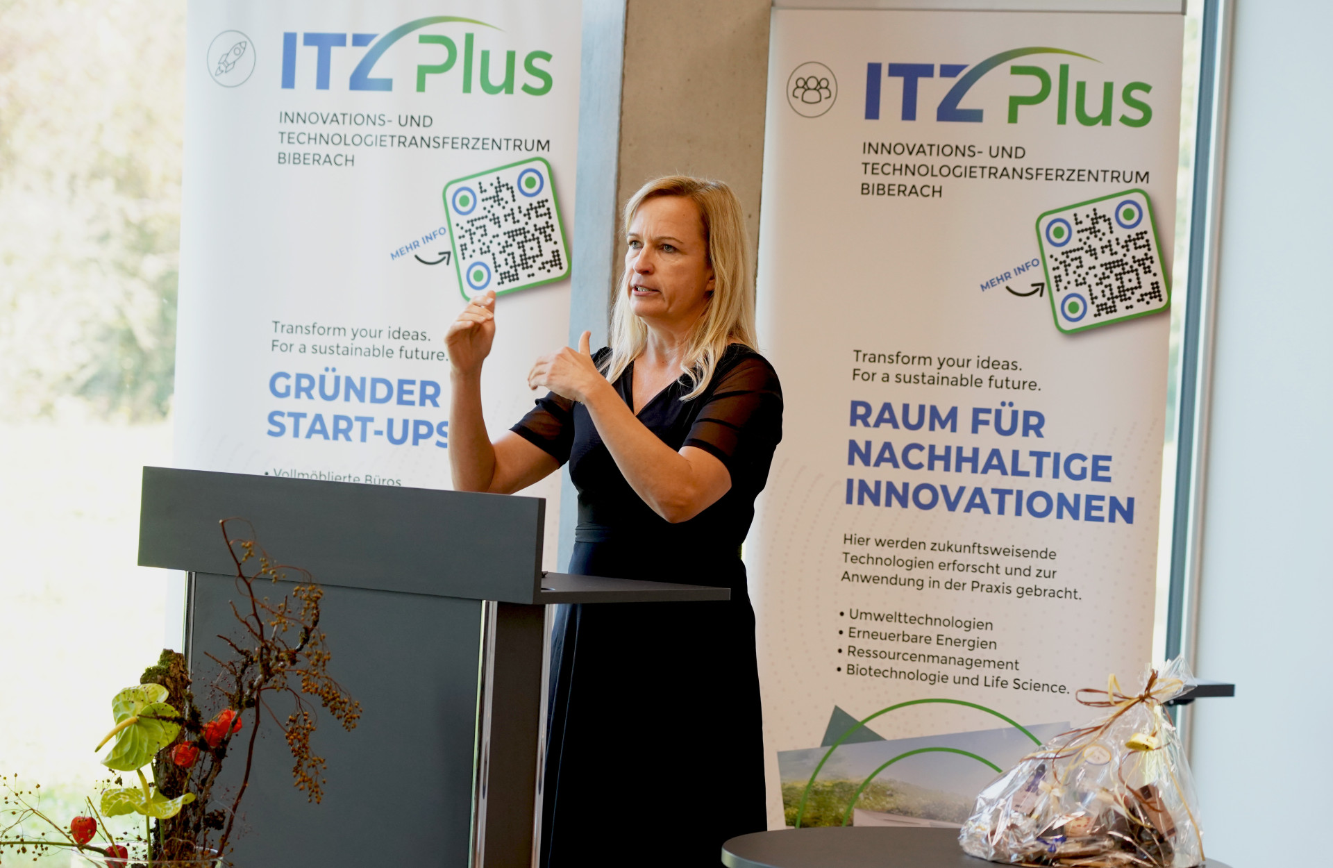 Prof. Heike Frühwirth am Rednerpult