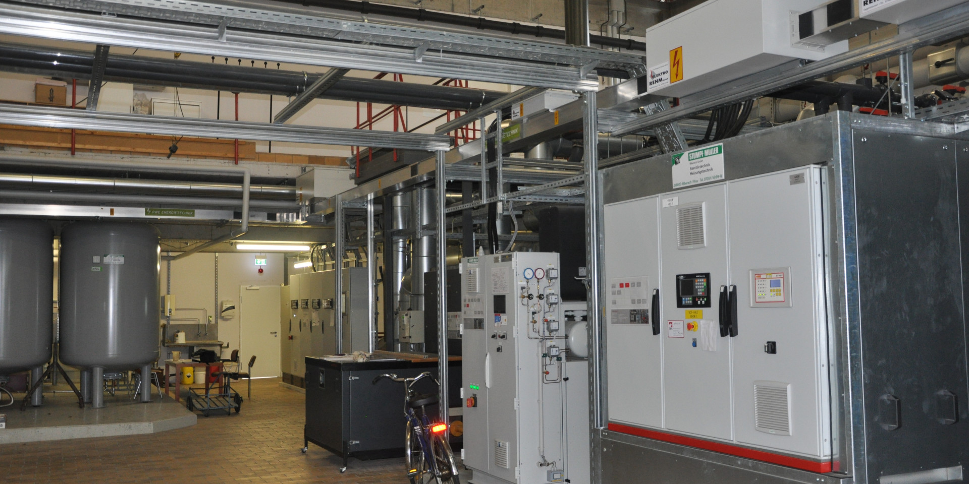 Stromspeicher der Polizeihochschule Biberach 