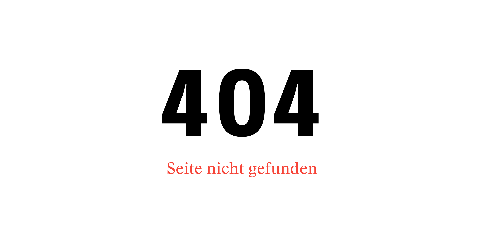 404 Seite nicht gefunden