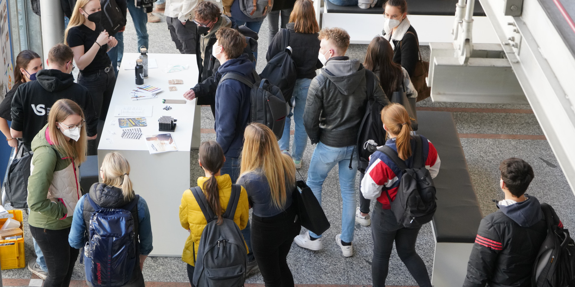 Andrang beim Markt der Möglichkeiten