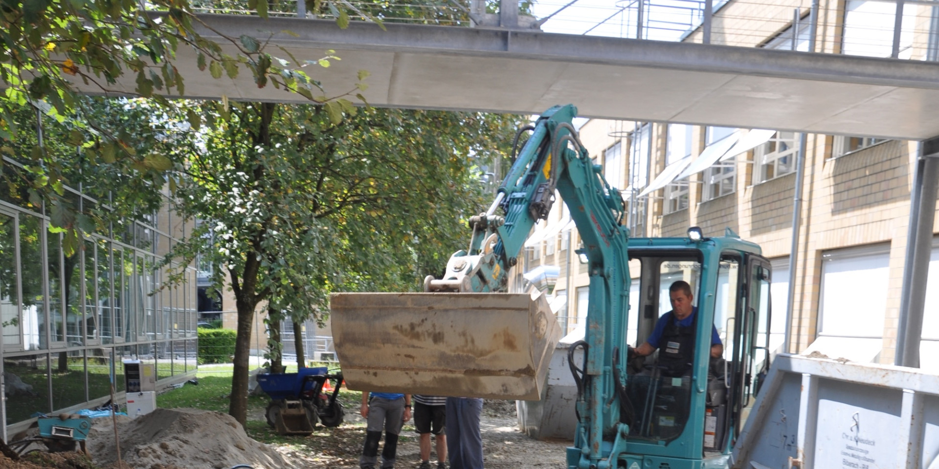 Bauarbeiten an der HBC