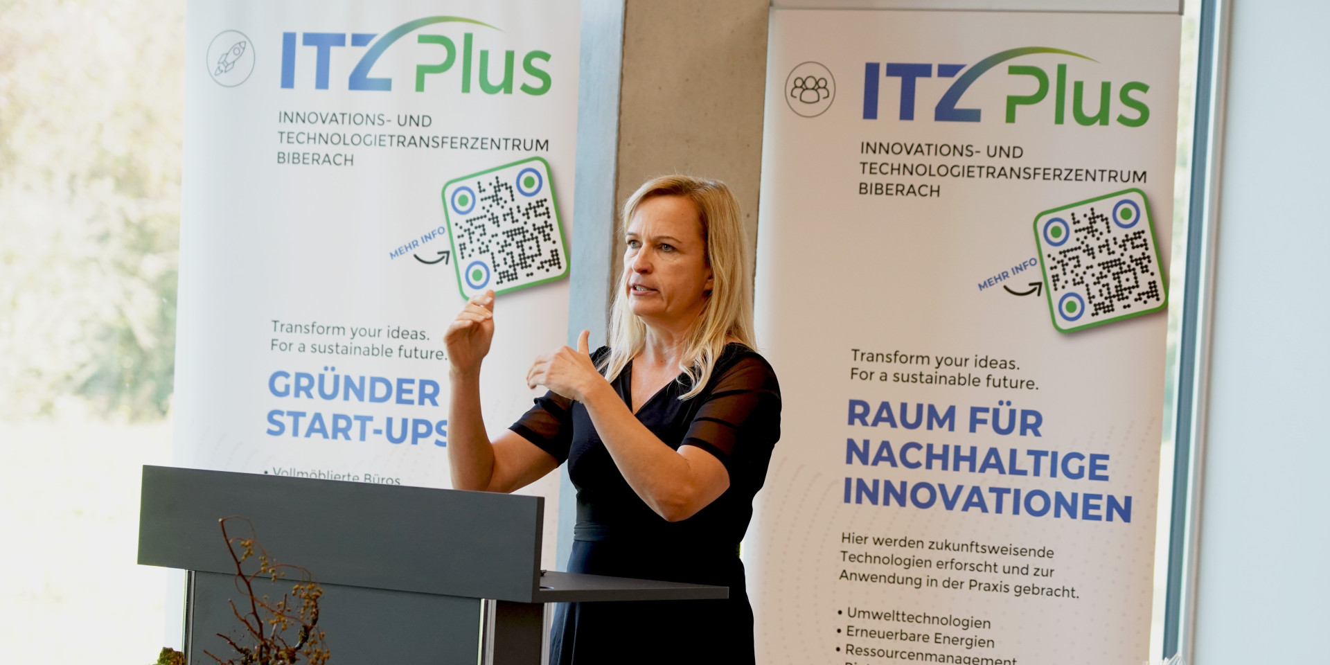 Prof. Heike Frühwirth am Rednerpult