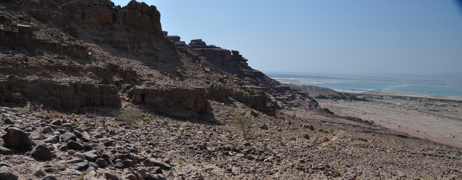 Gestein am Toten Meer