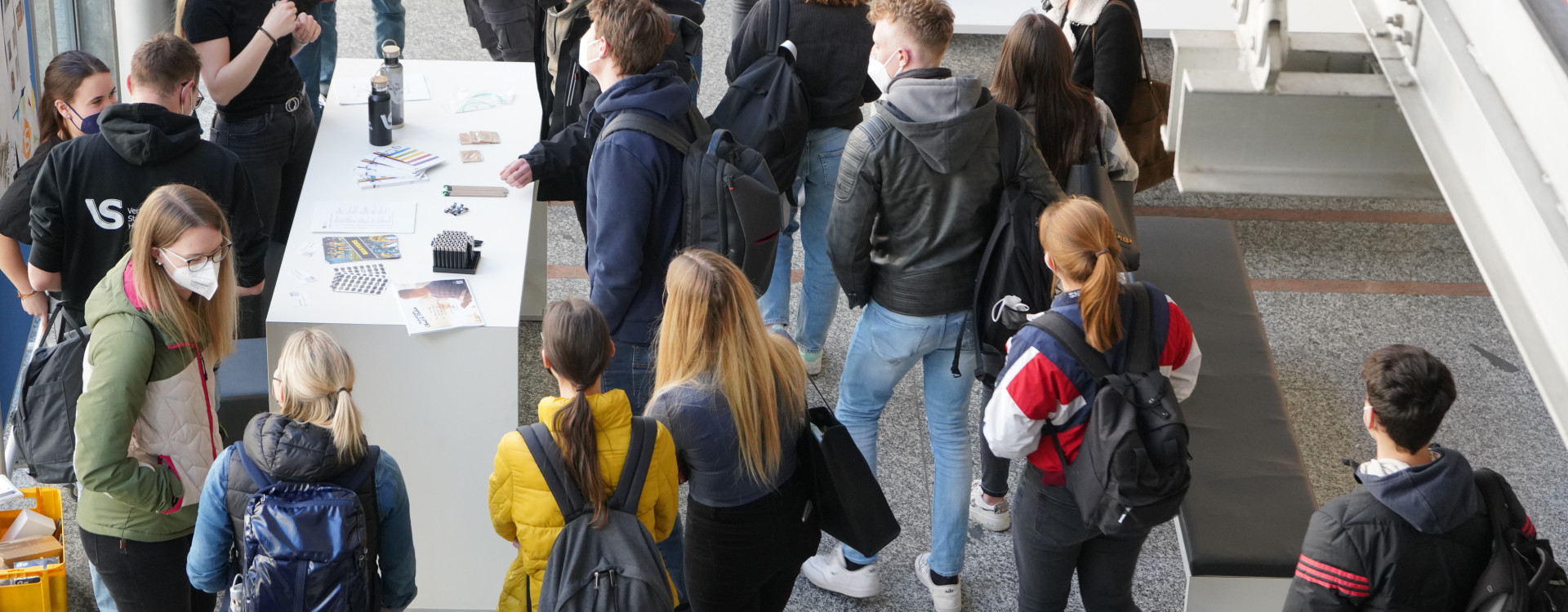Andrang beim Markt der Möglichkeiten