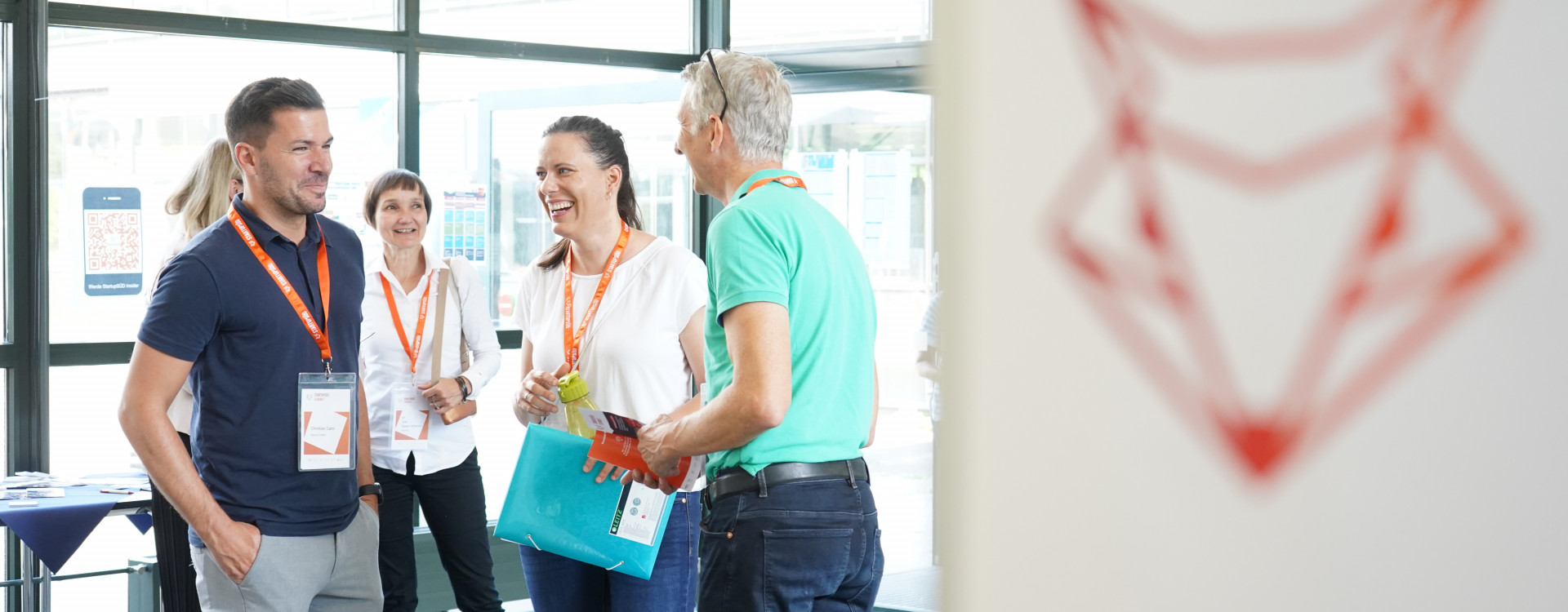 Foyer der THU zu Beginn des StartupSÜD Summit