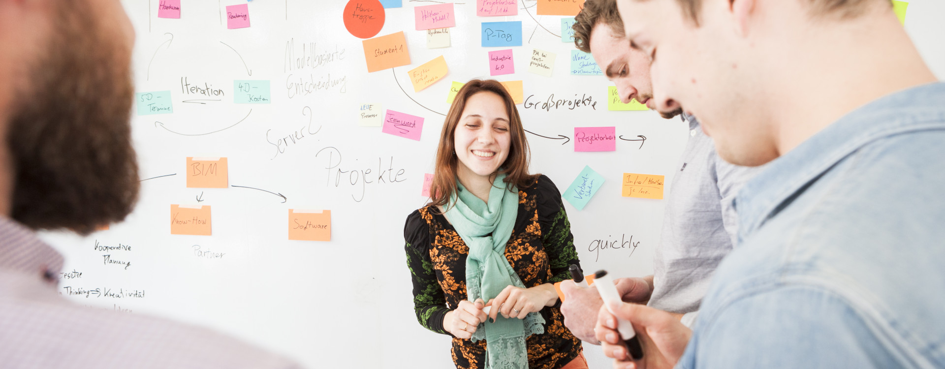 Studiengang Projektmanagement White Board