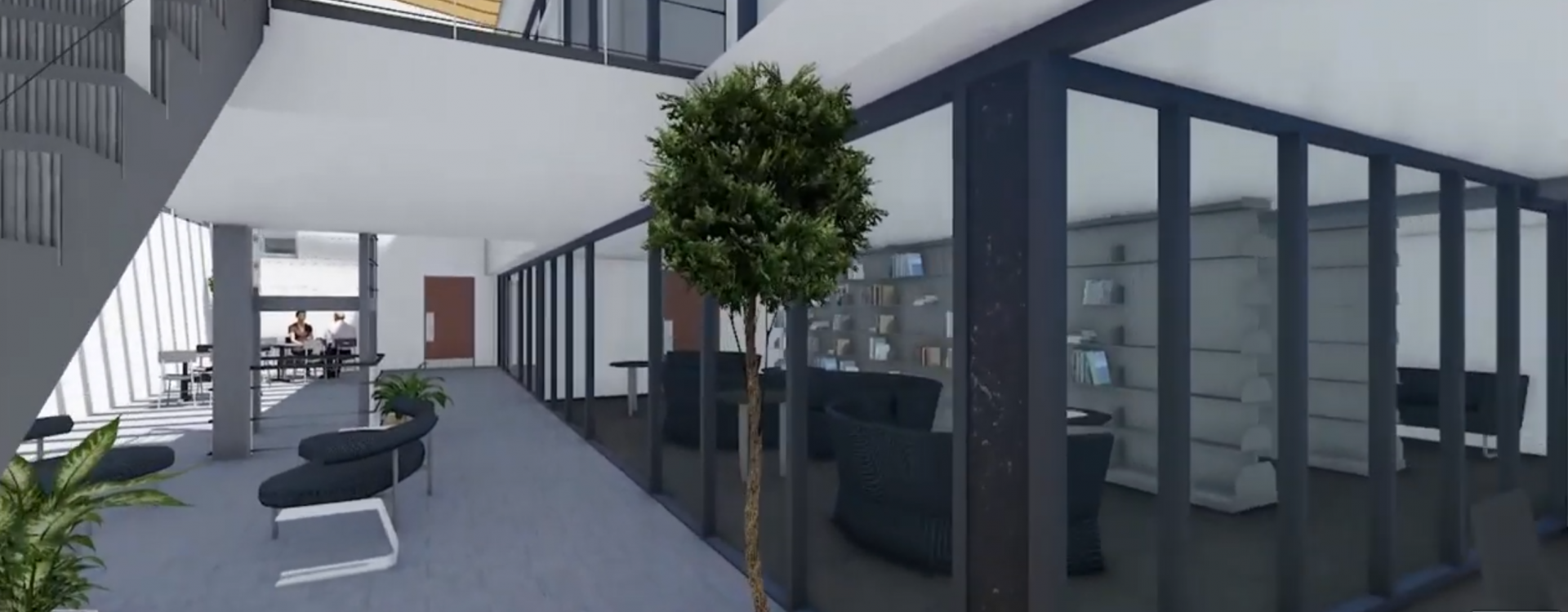 BIM-Projekt Mittelbergschule in Biberach Bühne