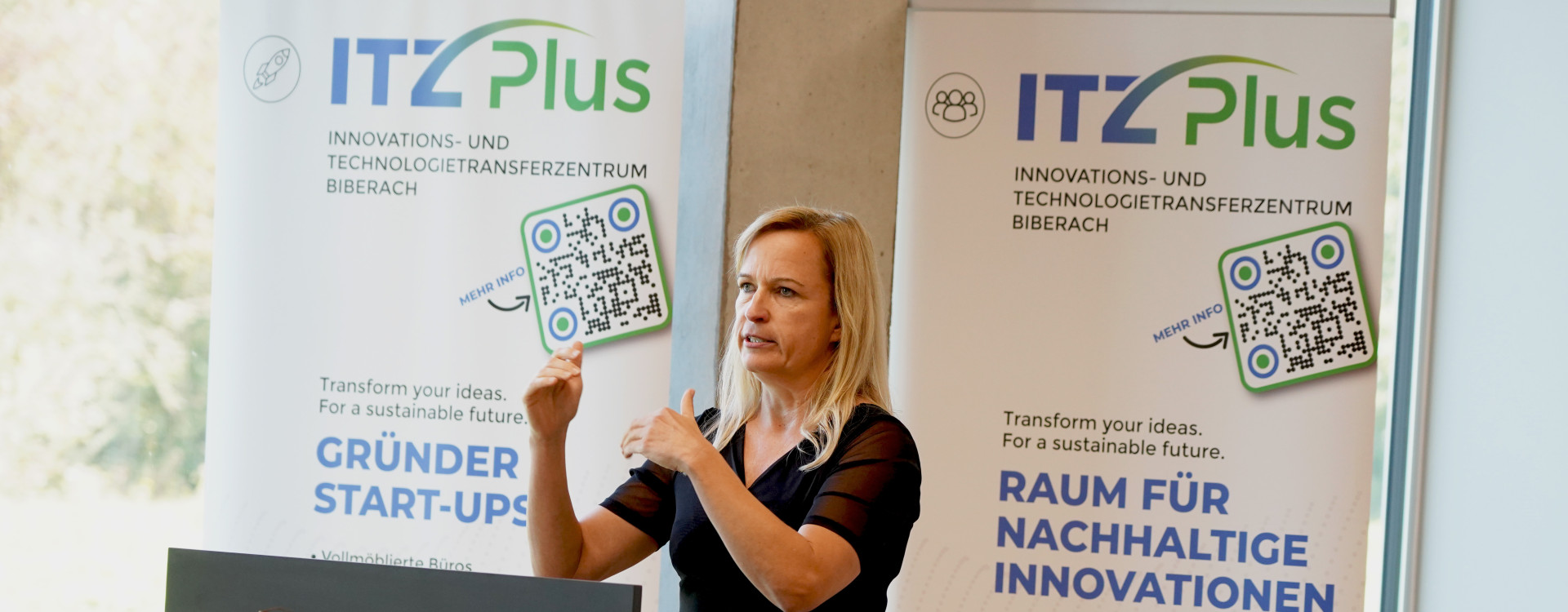 Prof. Heike Frühwirth am Rednerpult