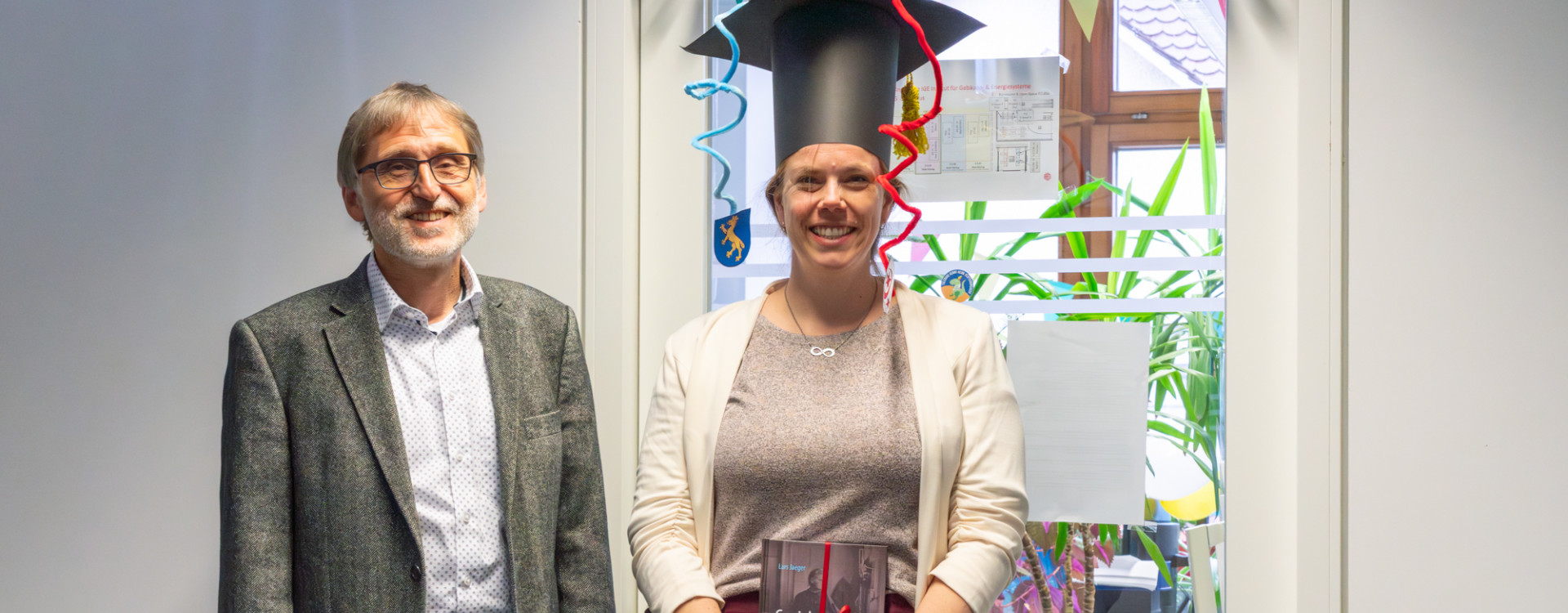 Prof. Roland Koenigsdorff und Promovendin Adinda Van de Ven