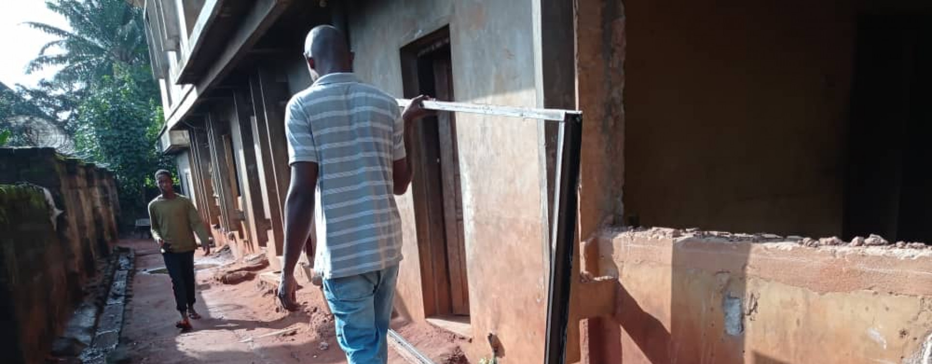 Arbeiten am Waisenhaus