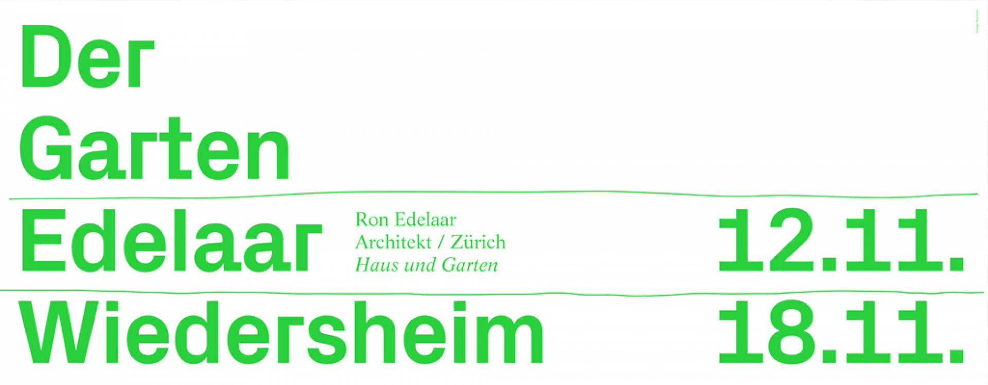 Der Garten - Architekturgespräche