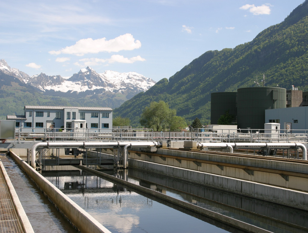 Kläranlage in der Schweiz