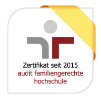 Zertifikat seit 2015 audit familiengerechte hochschule