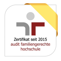 Zertifikat seit 2015 audit familiengerechte hochschule