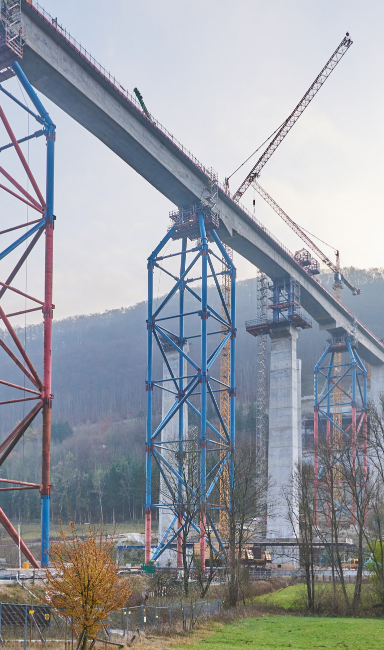 Bauingenieurwesen und Projektmanagement Bühne Exkursion Filstalbrücke