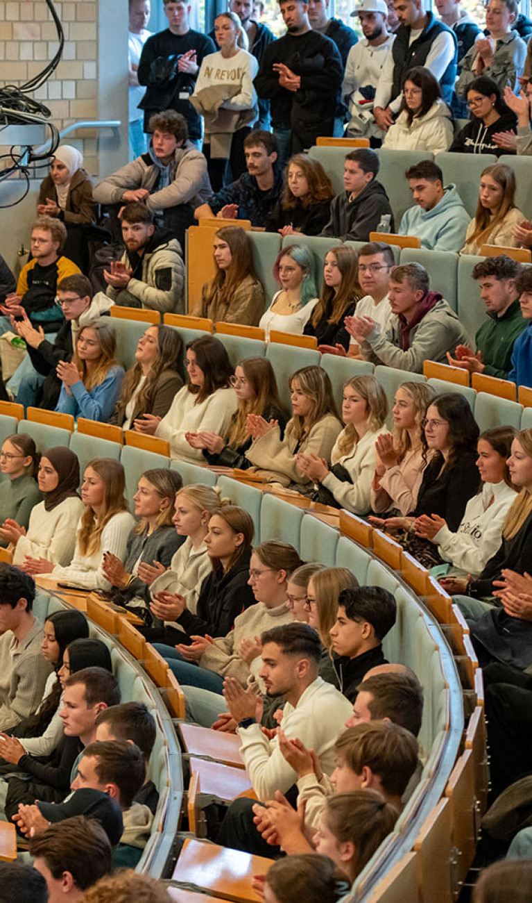 Begruessung im Audimax WS 2526