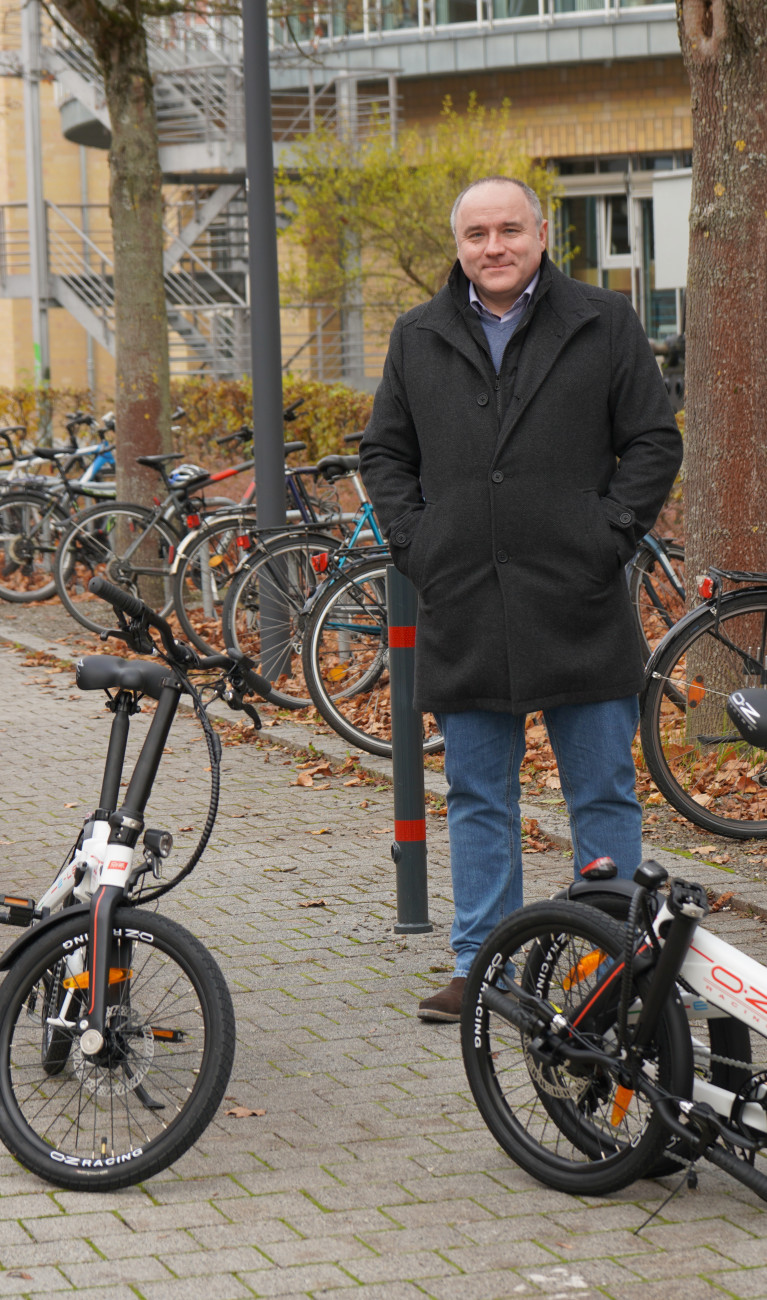 Übergabe Klapprad Campus Zukunft