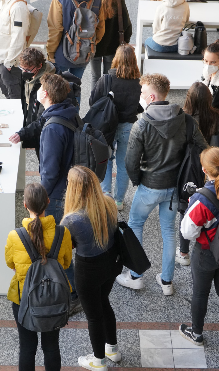Andrang beim Markt der Möglichkeiten