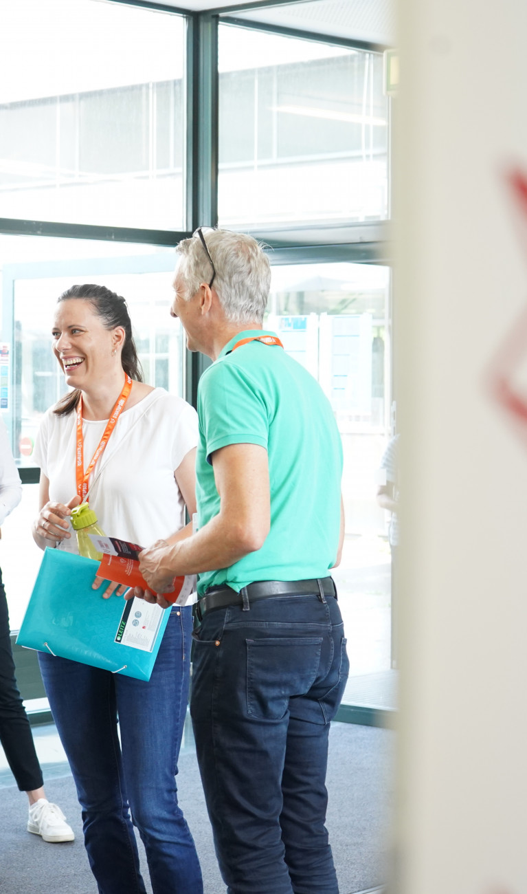 Foyer der THU zu Beginn des StartupSÜD Summit