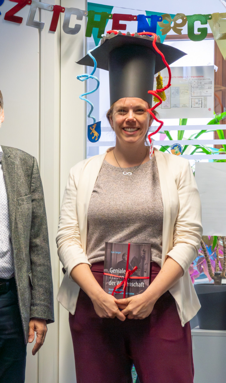 Prof. Roland Koenigsdorff und Promovendin Adinda Van de Ven