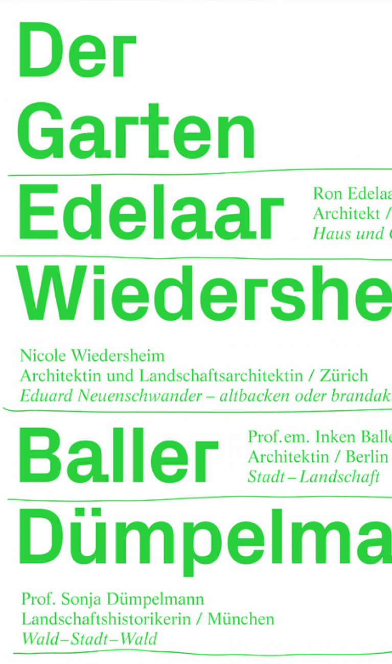 Der Garten - Architekturgespräche